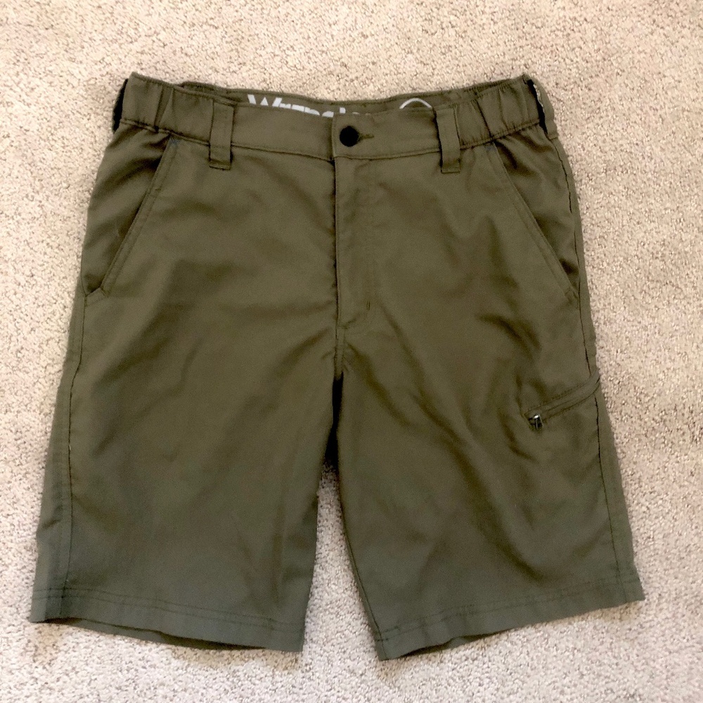 Wrangler Flex Waist Outdoor Shorts Olive
